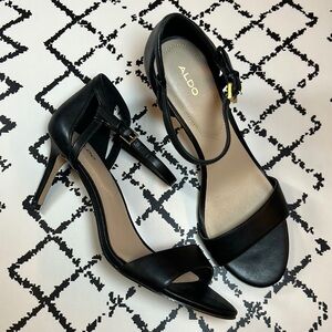 ALDO Black Heeled Women’s Sandals- US Size 9 - EUC